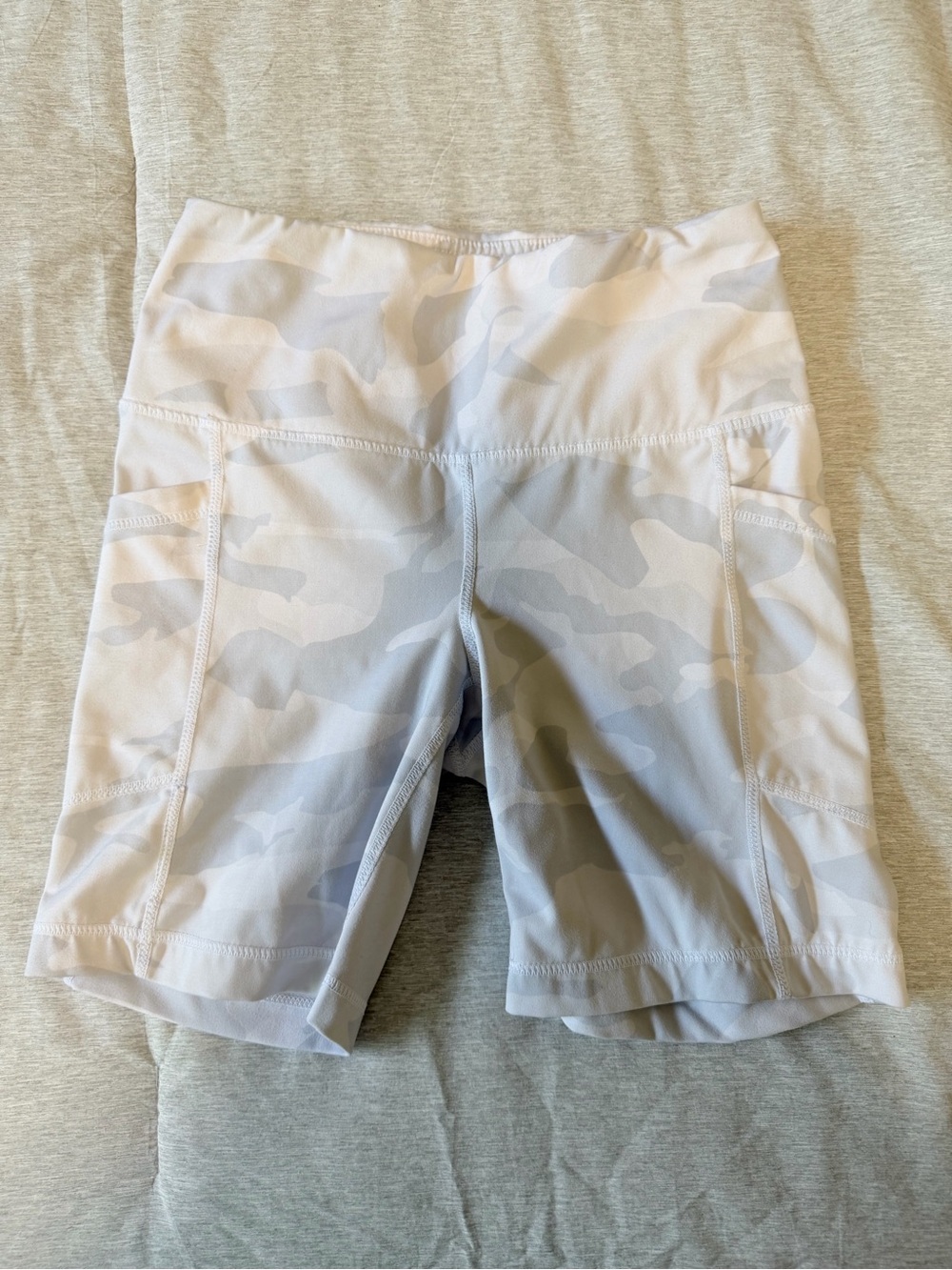 Yogalicious Light Gray Bike Shorts
